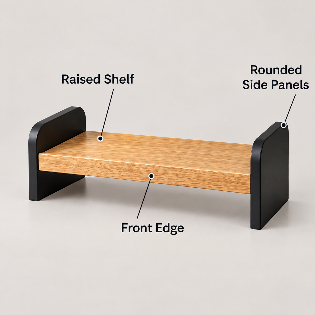 Cloverlen countertop spice rack structure details