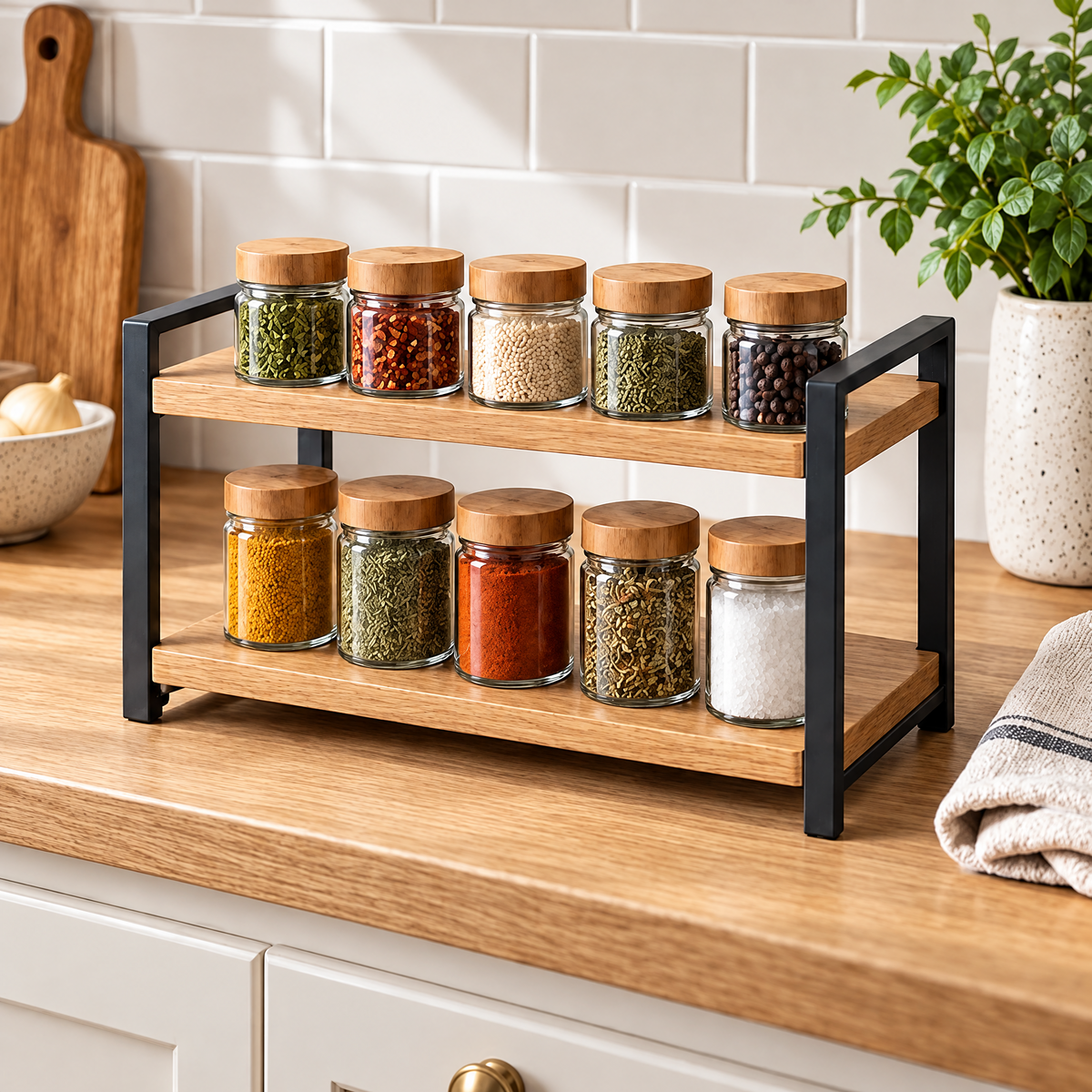 Cloverlen spice rack 2 — seasoning arrangement