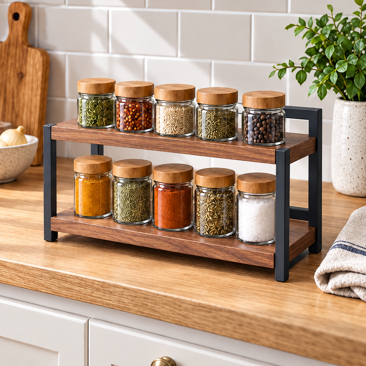 Cloverlen spice rack 3 — seasoning arrangement