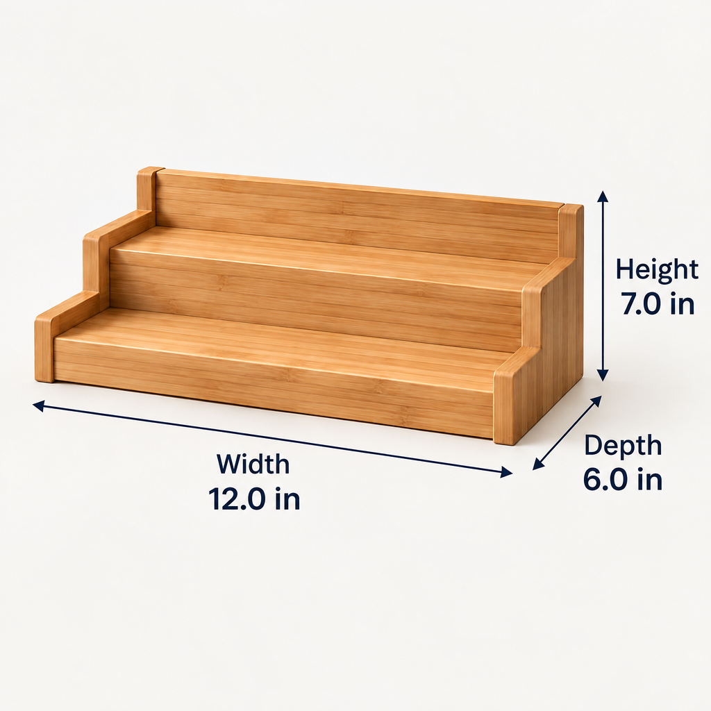 Cloverlen spice rack 4 — dimensions