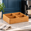Cloverlen tea and coffee organizer 5 — countertop view