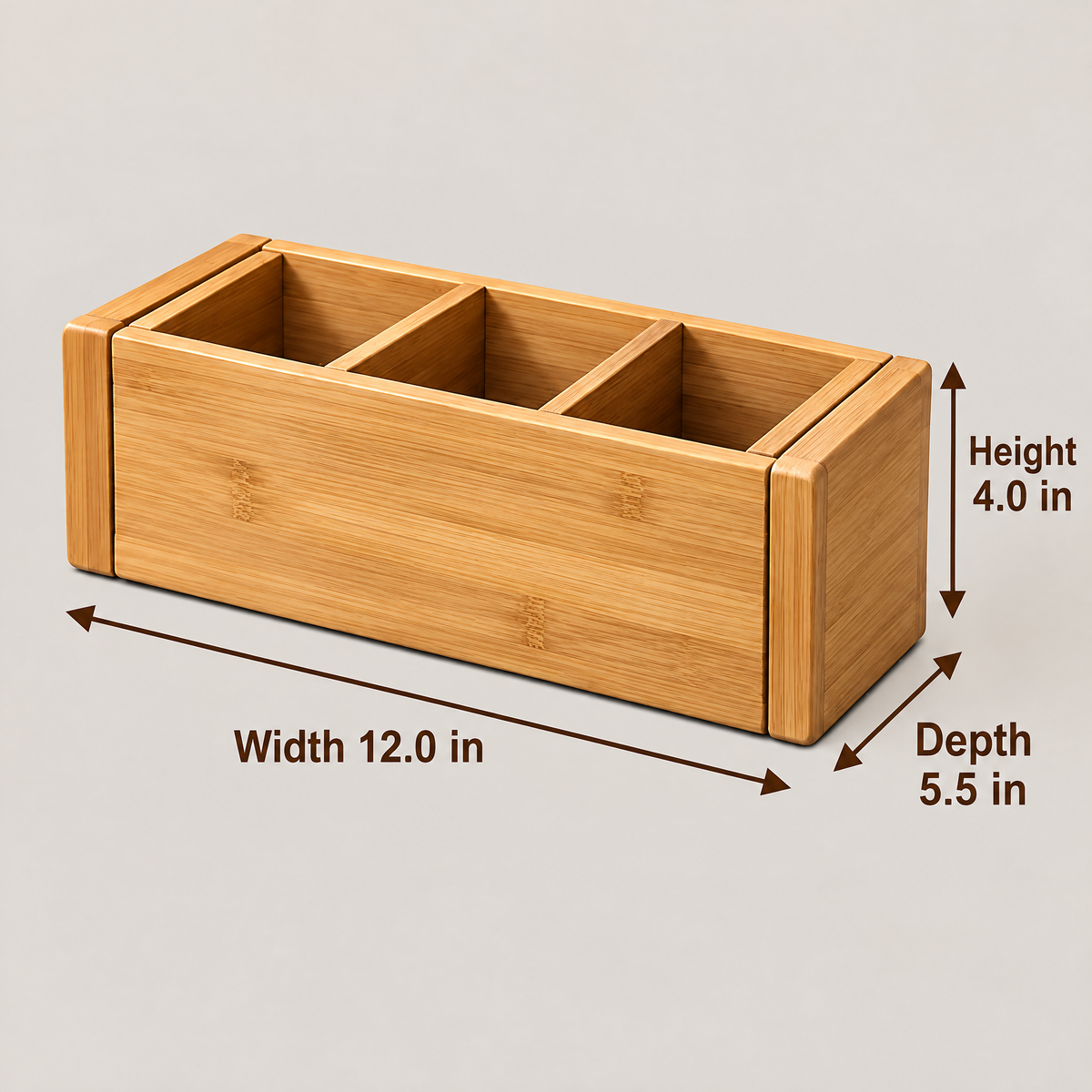 Cloverlen utensil holder 2 — dimensions