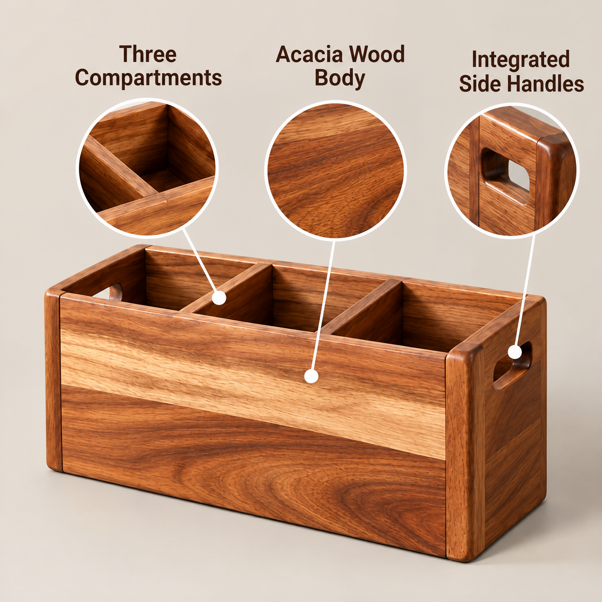 Cloverlen utensil holder 3 — design details