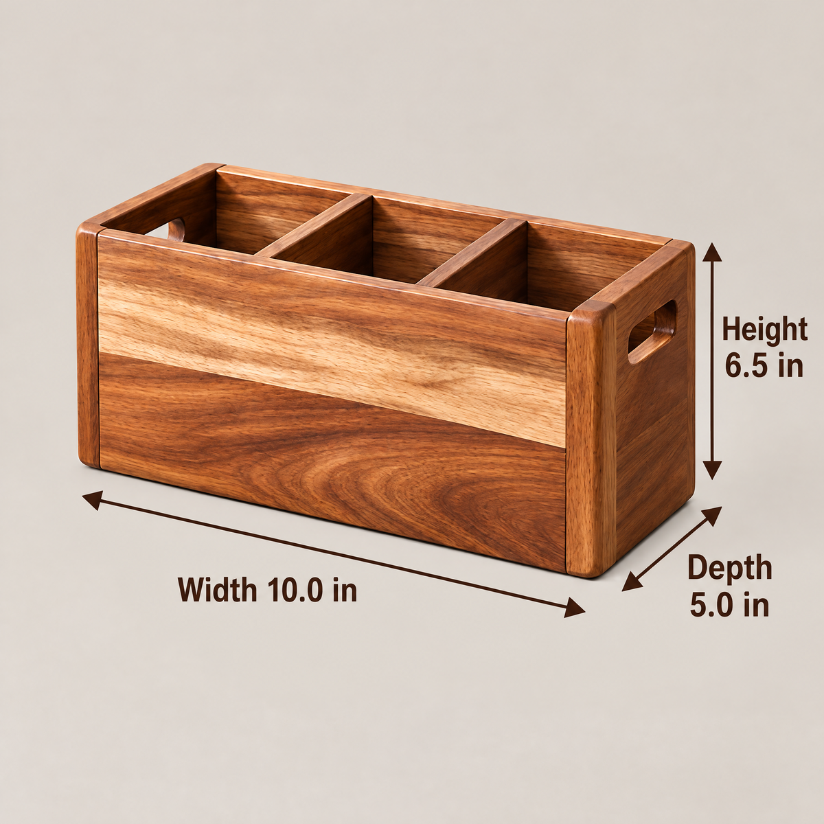 Cloverlen utensil holder 3 — dimensions