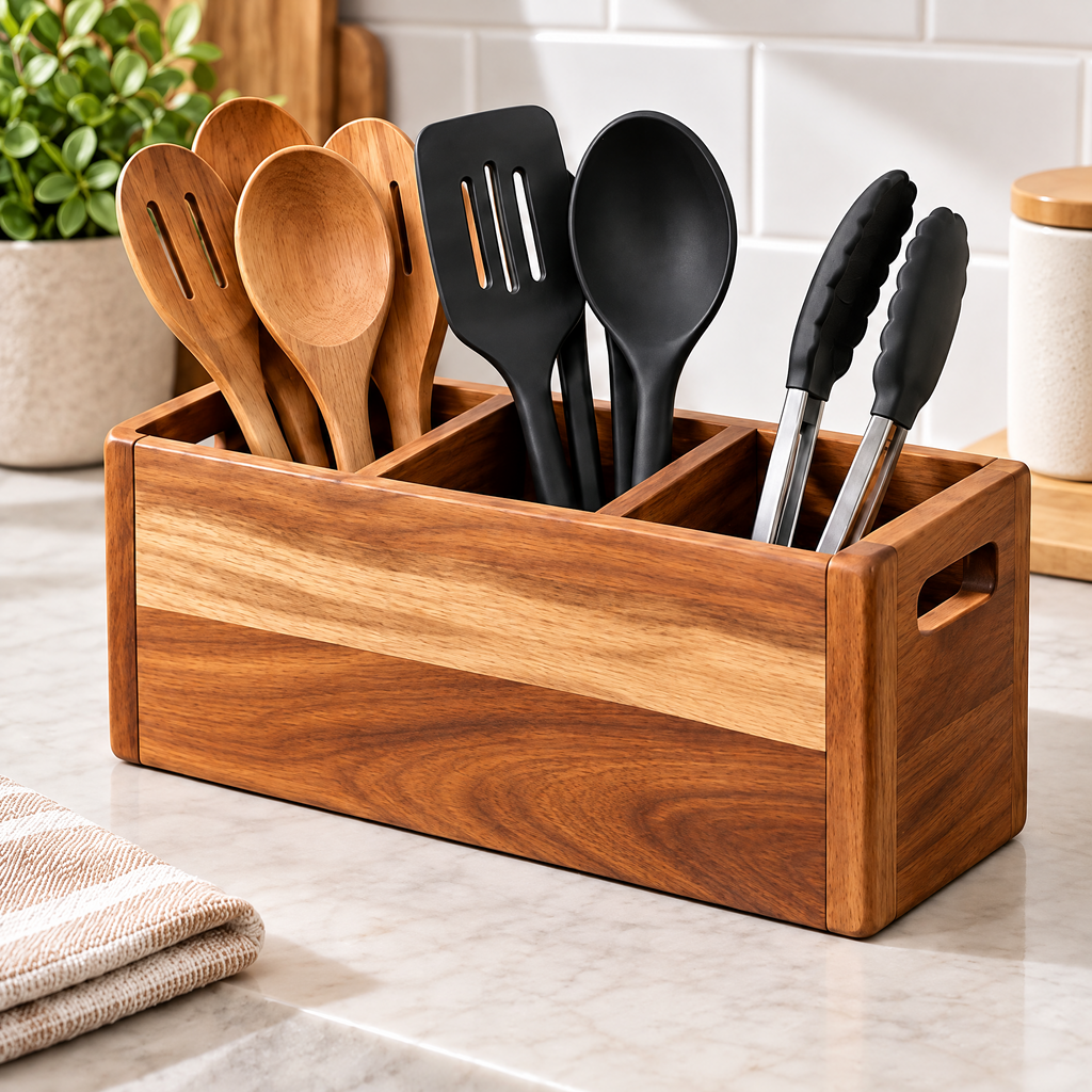 Cloverlen utensil holder 3 — utensil arrangement