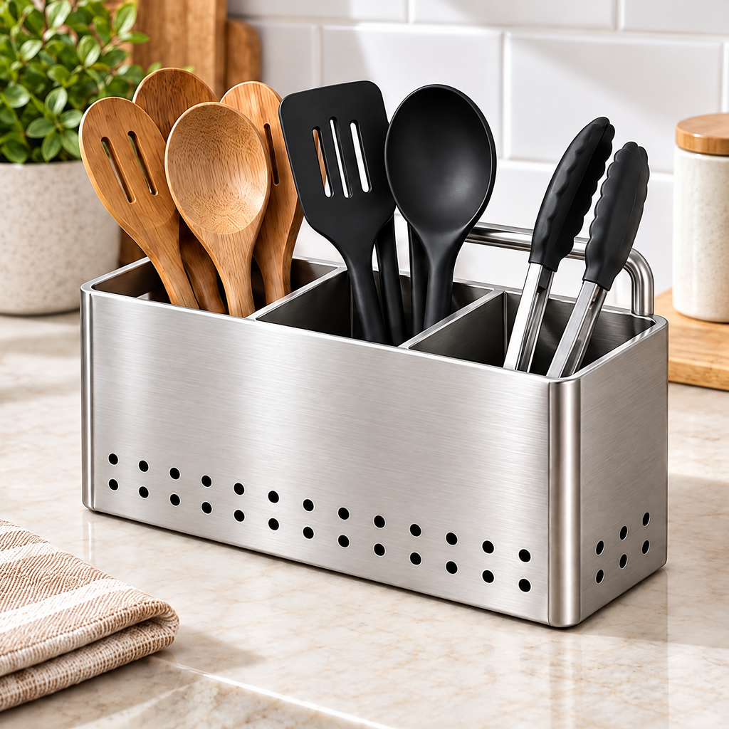 Cloverlen utensil holder 4 — utensil arrangement